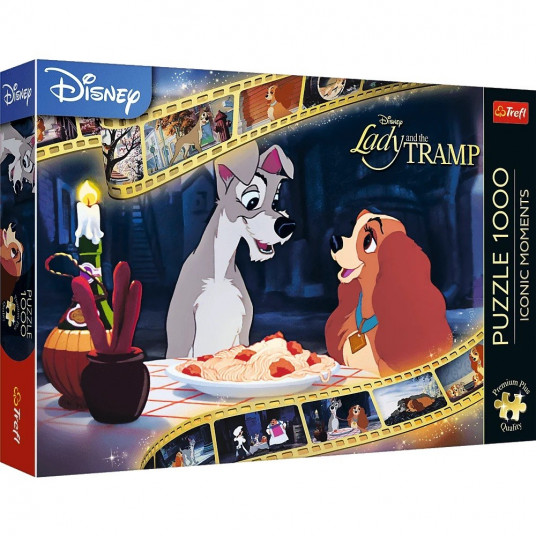 Puzzle 1000 pieces Premium Plus Lady and the Tramp