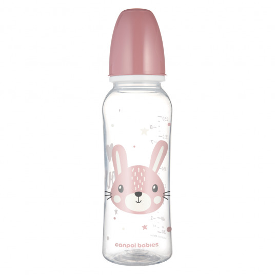CANPOL BABIES siauro kaklelio buteliukas CUTE ANIMALS, 250 ml, 11/841_pin