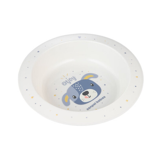CANPOL BABIES plastikinis dubenėlis CUTE ANIMALS, 270 ml, 4/412_blu2