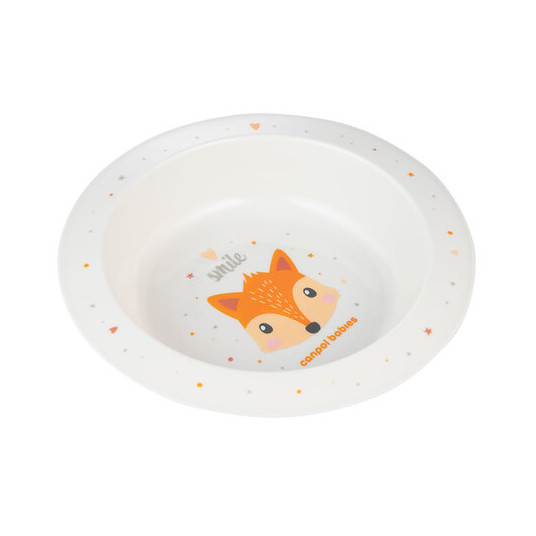 CANPOL BABIES plastikinis dubenėlis CUTE ANIMALS, 270 ml, 4/412_ora