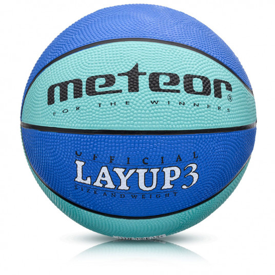 Krepšinio Kamuolys Meteoras LayUp 3 Mėlynas 07080