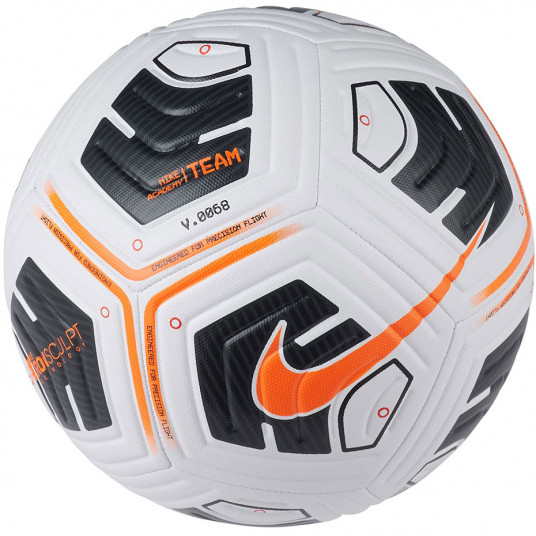 Futbolo Kamuolys "Nike Academy Team" Balta-Juoda-Oranžinė CU8047 101 - Dydis 4