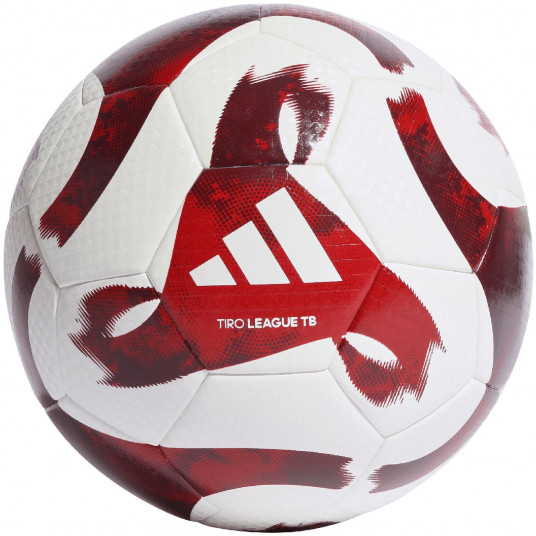 Futbolo Kamuolys Adidas Tiro League Thermally Bonded Baltai Raudonas HZ1294 - Dydis 5