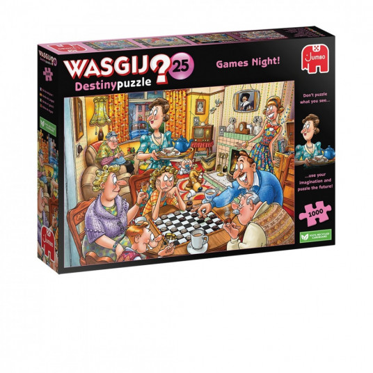 Puzzle 1000 pieces Wasgij Game night