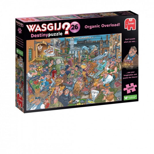 Puzzle 1000 pieces Wasgij Crowds on the Market Square