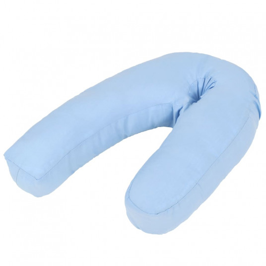 J-formos pagalvė nėščiosioms, 54x(36-43)cm, mėlyna