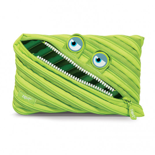 Penalas-pieštukinė ZIPIT Wildlings Jumbo Pouch, ZTMJ-WD-ALI, žalios sp., vnt.