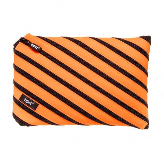 Penalas-pieštukinė ZIPIT Neon Jumbo Pouch, ZJN-2, Oranžinės spalvos, vnt.