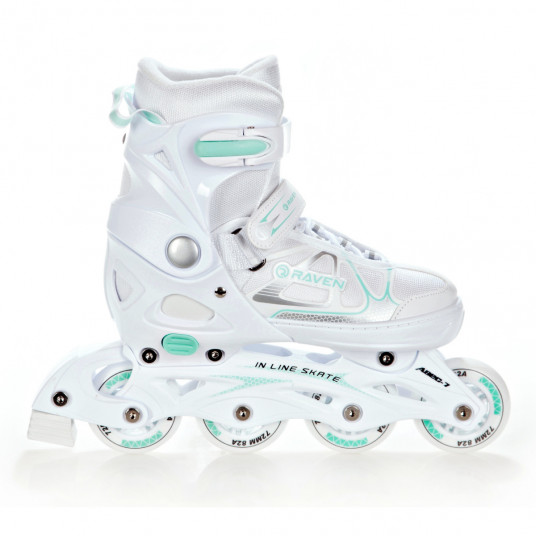 Riedučiai Raven Spirit White/Mint, 37-40
