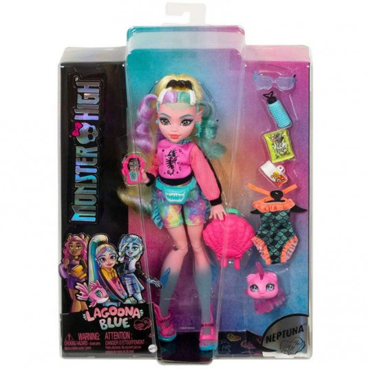 MONSTER HIGH LAGŪNA MĖLYNA LĖLĖ HHK55