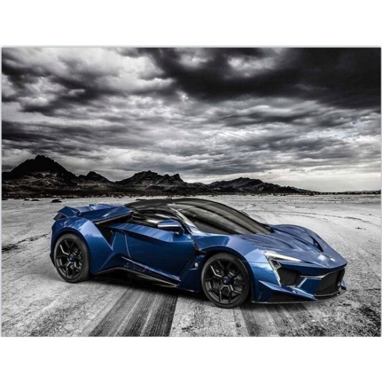 Diamond mosaic - Sports car