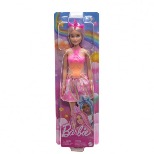 Barbie Unicorn doll, pink outfit