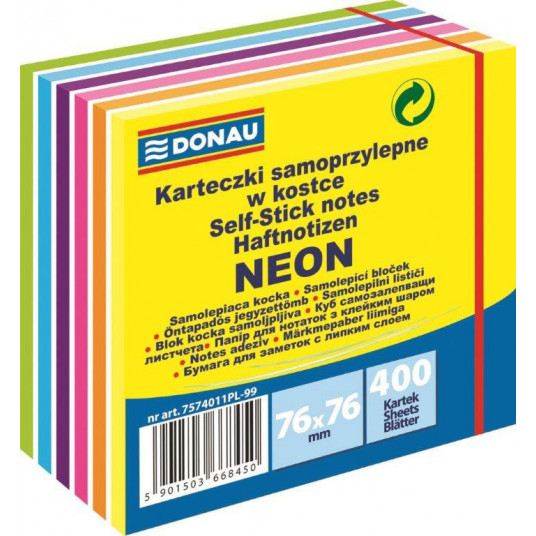 Lipnūs lapeliai 76x76/400, pink-mix