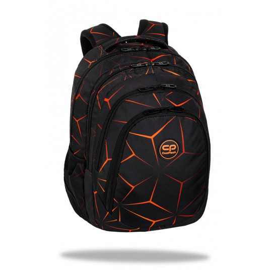 Kuprinė CoolPack Drafter Lava, juoda/oranžinė