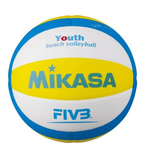 Mikasa VS160W geltonos ir mėlynos spalvos tinklinio kamuolys, 4 dydžio