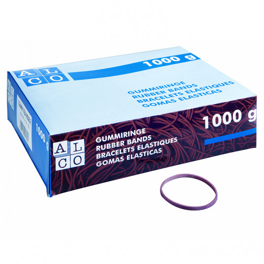 Gumelės ALCO, 10 x 130 mm, 1 kg, raudona, (dėžutėje), pak.
