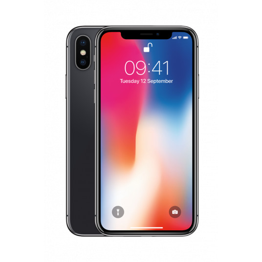 Išmanusis telefonas Apple iPhone X 256GB Grey (Atnaujintas - A klasė)