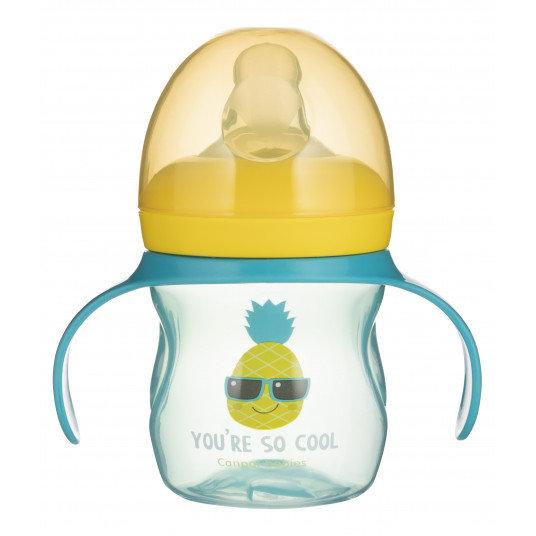CANPOL BABIES mokomasis puodelis su silikoniniu snapeliu SO COOL, 150 ml, 57/303_tur