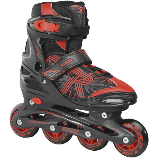 Riedučiai Roces Jokey 3.0 Boy juoda-raudona 400845 02 - Dydis 34-37