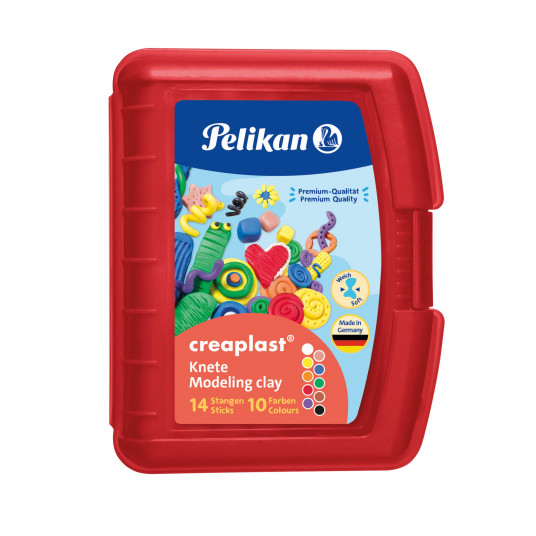 Plastilinas 10sp 240g raudona dėž
