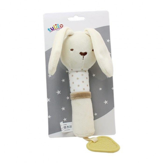 Toy with sound - Caramel bunny 17 cm