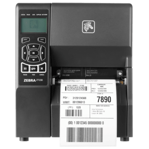 Zebra ZT231, 12 dots/mm (300 dpi), cutter, display, EPL, ZPL, ZPLII, USB, USB Host, RS232, BT (BLE), Ethernet