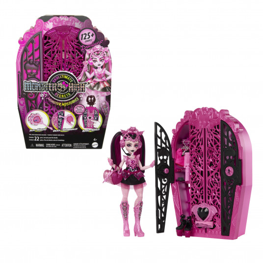 „Monster High Skulltimates“  siurprizų rinkinys – Drakulaura, paslaptingų monstrių serija