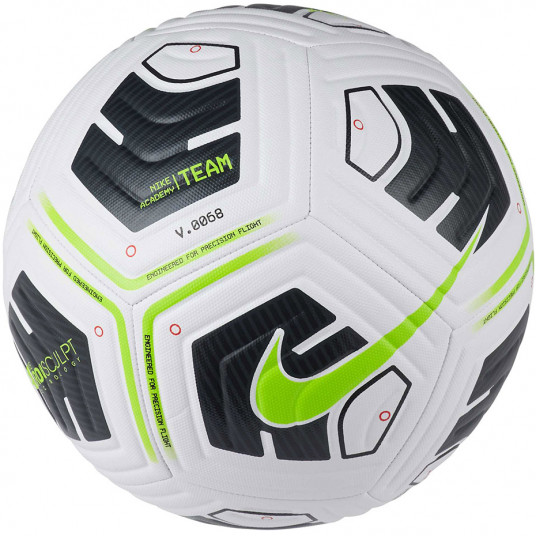 Futbolo Kamuolys "Nike Academy Team" Balta-Juoda- Žalia CU8047 100 - Dydis 5