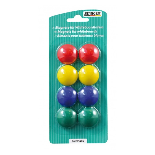 Stanger Spalvoti magnetai 8 vnt. rinkinys 73002