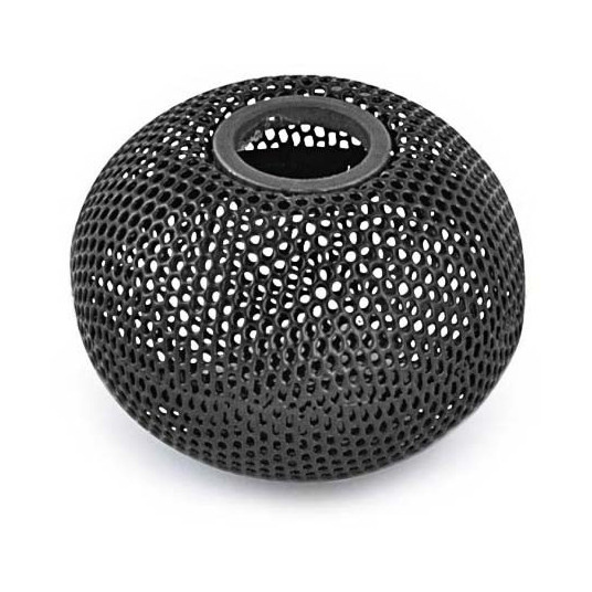 Dėžutė sąvaržėlėms Forpus, magnetinė juoda, perforuoto metalo
