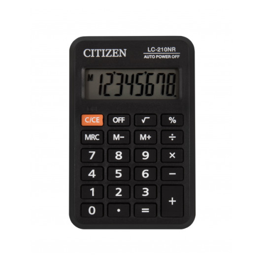 Skaičiuotuvas kišeninis CITIZEN LC-210NR
