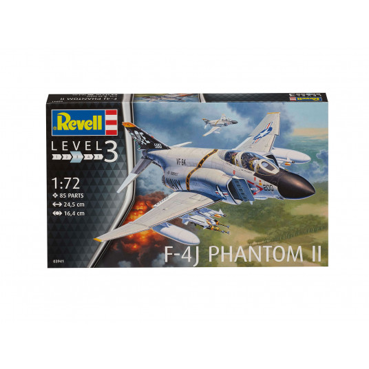 REVELL modelis F-4J Phantom II 1:72, 3941