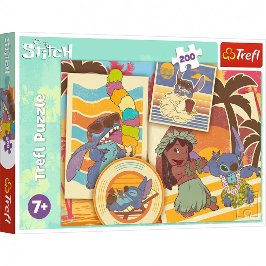 Puzzles 200 elements Music world Lilo and Stitch