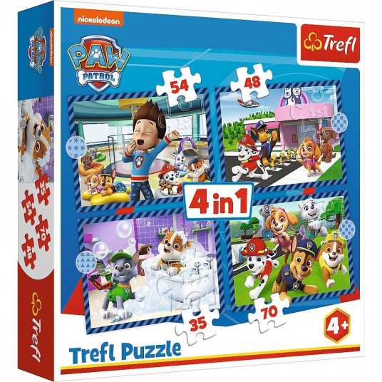 Puzzle 4in1 Dog matters Paw Patrol