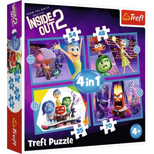 Puzzle 4in1 Emotions Inside Out 2