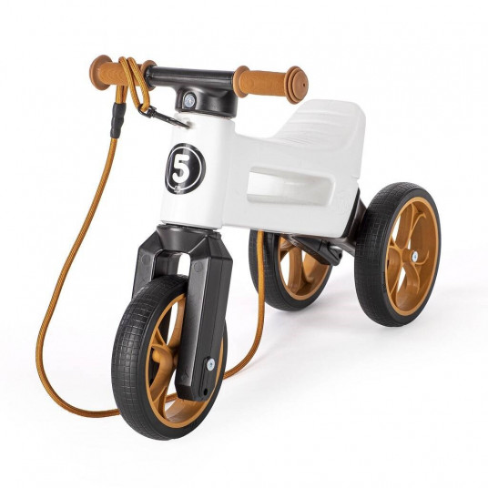 KROSINIS DVIRATIS FUNNY WHEELS RIDER PEARL/BROWN