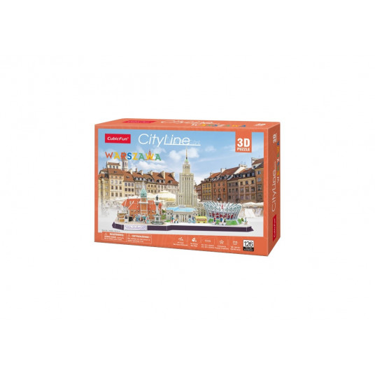 Puzzle 3D Cityline Warsaw