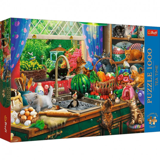 Puzzle 1000 elements Premium Plus Kittens