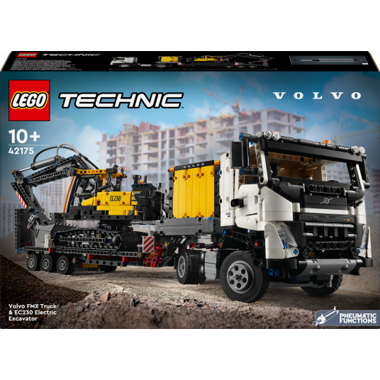 LEGO® 42175 Technic Sunkvežimis Volvo FMX ir elektrinis ekskavatorius Volvo EC230