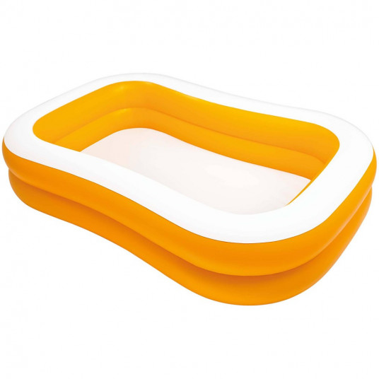 Family swimming pool orange SWIM CENTER in a box 229x147x46cm 57181NP INTEX