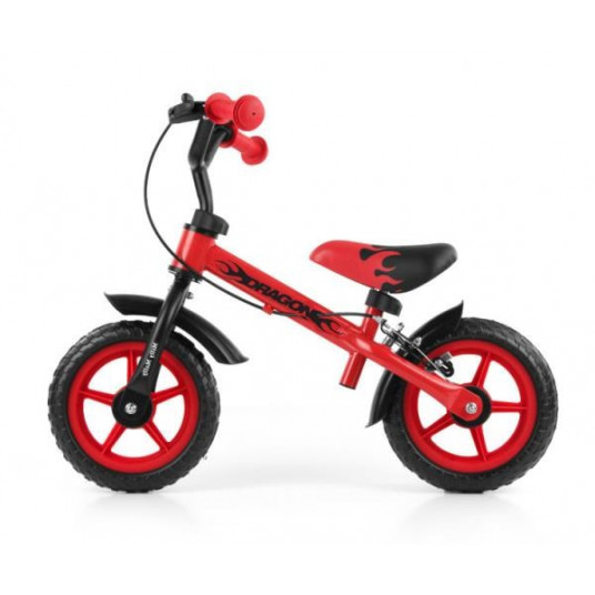 Dragon balance bike with brake red MILLY MALLY