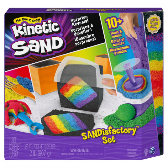 Kinetic Sand - Sand Factory, a set of colorful sand with accessories and surprising effects 6061654 p4 Spin Master