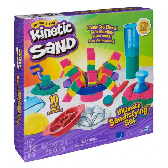 Kinetic Sand - Satisfying 6067345 p4 Spin Master Set