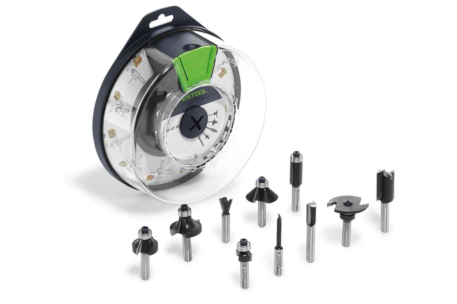 Frezų dėžutė FESTOOL Box-OF HW S8 Mix 498979