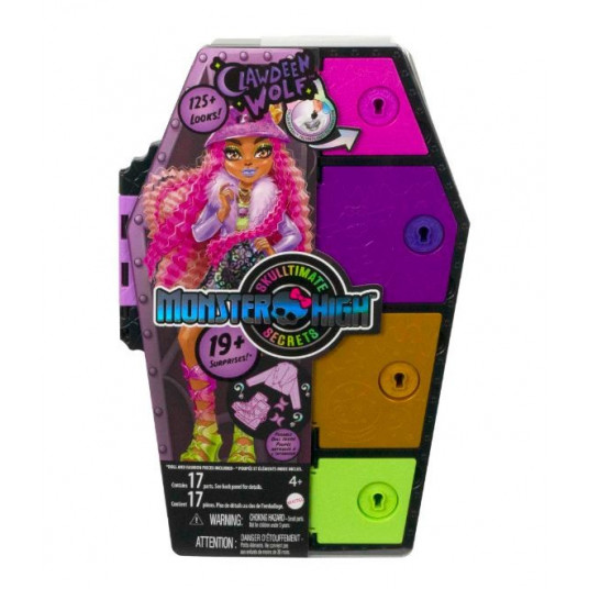 Monster High Skulltimate Secrets Clawdeen Wolf Doll And Fashion Set With Dress-Up Locker