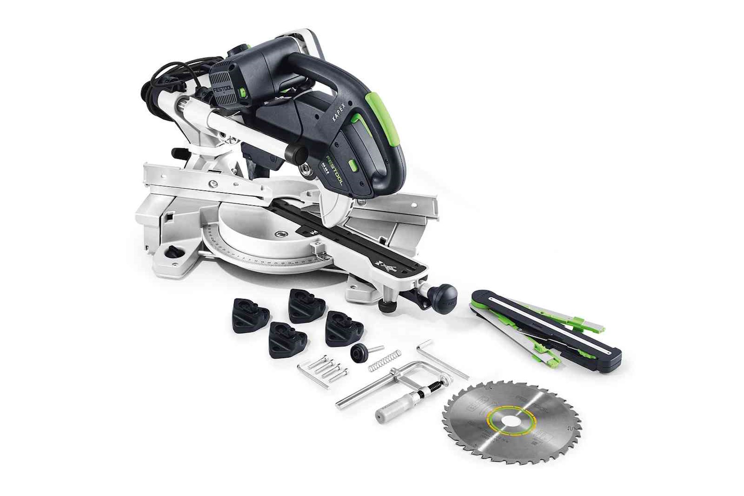 Traukiamas skersinio pjaustymo pjūklas FESTOOL KAPEX KS 60 E-Set 561728