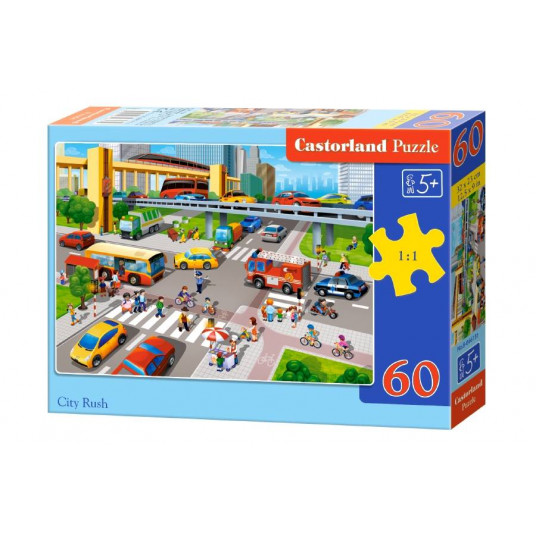 Puzzle 60 pieces City Rush