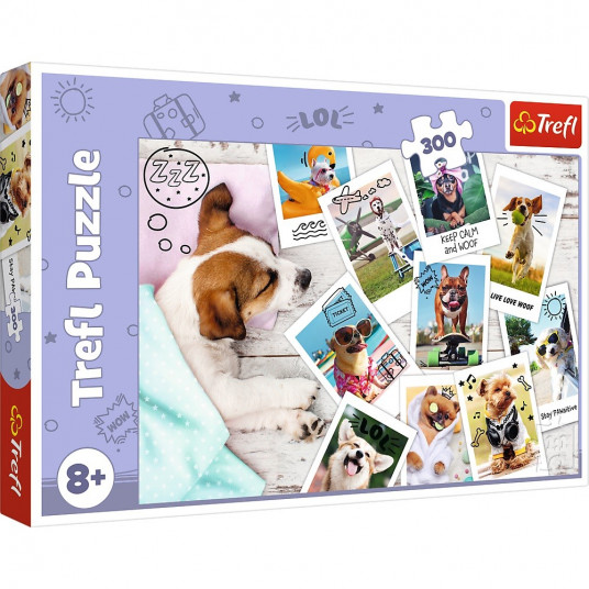 Puzzle 300 elements Dogs Holiday pictures