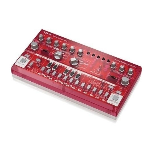 Behringer TD-3-SB Syntezator linii basowej czerwony przeźroczysty