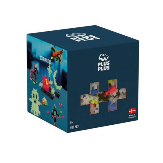Plus Plus Glow-in-the-Dark Bricks in the Pack - 600 pieces 3974